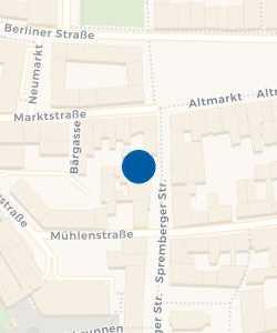 Vorschau: Karte von Reiseclub Cottbus GmbH & Co. KG (alltours Reisecenter Cottbus)
