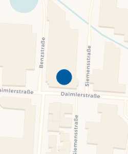 Vorschau: Karte von Mercedes-Benz Niederlassung Reutlingen und Tübingen - Pkw und Vans (kein Servicebetrieb)