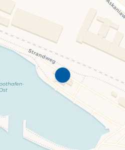 Vorschau: Karte von Clubhaus SMCÜ, Restaurant-Cafe-Bar WerftEins