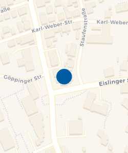 Vorschau: Karte von Volksbank Göppingen eG, Geschäftsstelle Holzheim