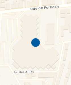 Vorschau: Karte von Centre Commercial Les Alliés