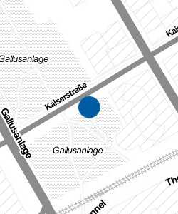 Vorschau: Karte von Taxistand Kaiserstraße - Eurotower