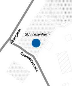 Vorschau: Karte von Das Clubheim Friesenheim