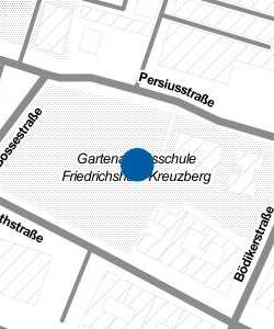 Vorschau: Karte von Gartenarbeitsschule Friedrichshain-Kreuzberg