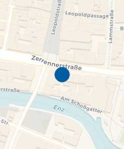 Vorschau: Karte von DAK-Gesundheit Servicezentrum Pforzheim