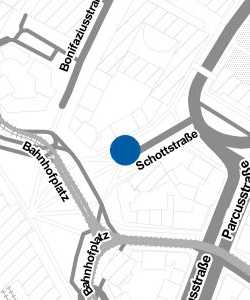 Vorschau: Karte von HBF / Schottstraße 1