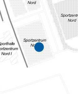 Vorschau: Karte von Sportzentrum Nord