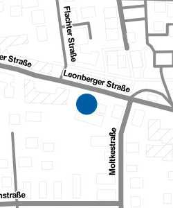 Vorschau: Karte von Volksbank Leonberg-Strohgäu eG -Geschäftsstelle Rutesheim-