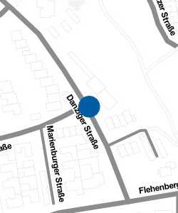 Vorschau: Karte von Haltestelle Marienburger Straße
