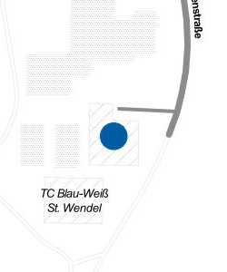Vorschau: Karte von Tennis-Club Blau-Weiß