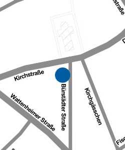 Vorschau: Karte von Volksbank Darmstadt-Südhessen eG, Filiale Kirchstraße, Biblis