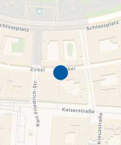 Vorschau: Karte von Volksbank Karlsruhe eG - Filiale am Marktplatz