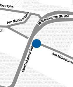 Vorschau: Karte von KGV Essen-Holsterhausen / Gärten Margarethenbrücke