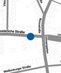Vorschau: Karte von Haltestelle Hildesheim Immengarten
