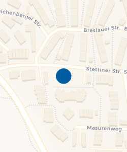 Vorschau: Karte von Spielplatz Stettiner Straße