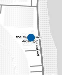 Vorschau: Karte von KSC Kegelzentrum Augsburg