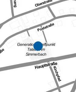 Vorschau: Karte von Generationentreffpunkt Talaue Am Simmerbach