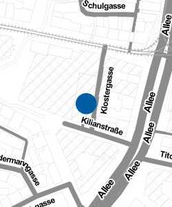 Vorschau: Karte von Parkhaus Klosterhof - Kiliansplatz