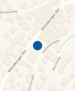 Vorschau: Karte von VR-Bank Würzburg, Filiale Güntersleben