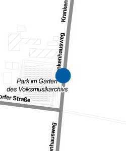Vorschau: Karte von Parkplatz Altenheim / Volksmusikarchiv / Moschee