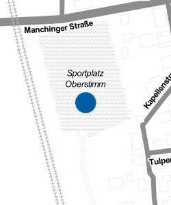 Vorschau: Karte von Sportplatz Oberstimm