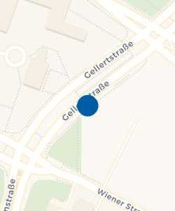 Vorschau: Karte von Taxihalteplatz Gellertstr.