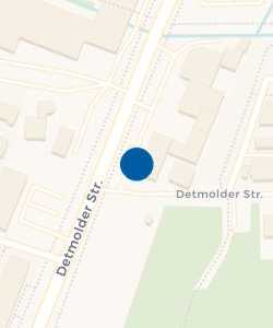 Vorschau: Karte von Westfalen Tankstelle - Paderborn, Detmolder Str. 112