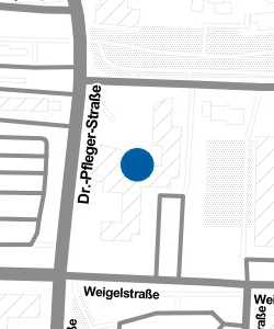 Vorschau: Karte von Neues Rathaus Weiden