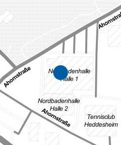 Vorschau: Karte von Nordbadenhalle Halle 1