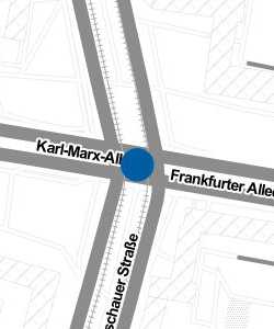Vorschau: Karte von U Frankfurter Tor