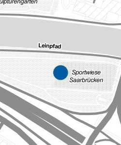 Vorschau: Karte von Sportwiese Saarbrücken