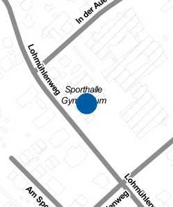 Vorschau: Karte von Sporthalle Gymnasium
