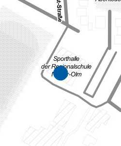 Vorschau: Karte von Sporthalle der Regionalschule Nieder-Olm