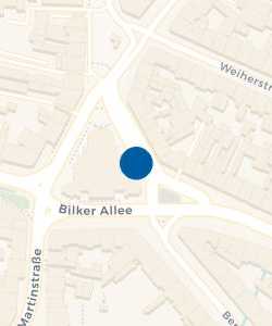 Vorschau: Karte von Taxi-Düsseldorf "Bilker Kirche"