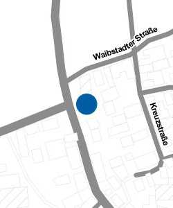 Vorschau: Karte von Volksbank Kraichgau eG - Filiale Hoffenheim
