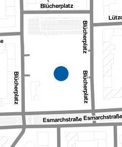 Vorschau: Karte von Wochenmarkt Blücherplatz