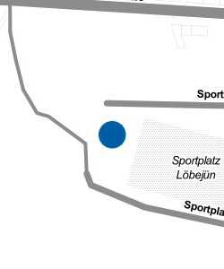Vorschau: Karte von Sportgaststätte TSG Grün-Weiß Löbejün 1925 e.V.