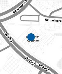 Vorschau: Karte von Sporthalle Rintheim