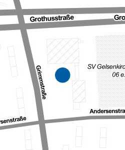 Vorschau: Karte von Berufskolleg für Wirtschaft und Verwaltung, Außenstelle Grimmstraße