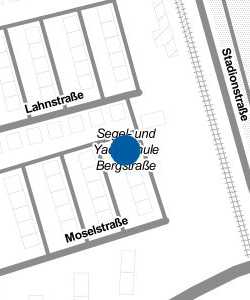 Vorschau: Karte von Segel- und Yachtschule Bergstraße