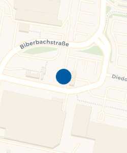 Vorschau: Karte von Busbahnhof Fernbus-Station Augsburg Nord