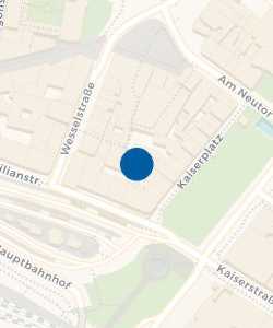 Vorschau: Karte von Gemeinschaftspraxis für Radiologie und Nuklearmedizin Standort Kaiserplatz 18