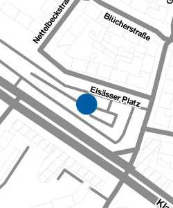 Vorschau: Karte von Parkplatz Elsässer Platz