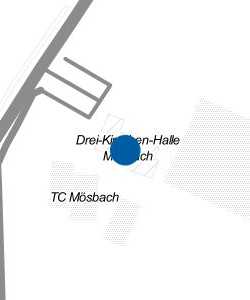 Vorschau: Karte von Drei-Kirschen-Halle Mösbach