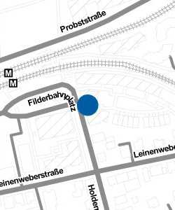 Vorschau: Karte von Möhringen Bahnhof / Holdermannstraße