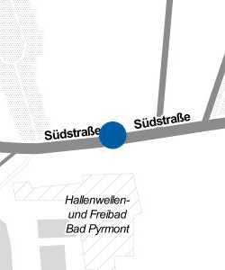 Vorschau: Karte von Bad Pyrmont Untere Hauptallee
