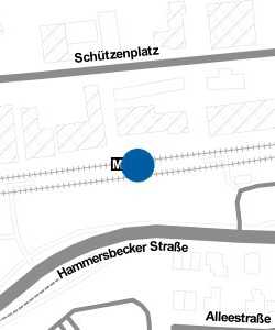 Vorschau: Karte von Bahnhof Klinikum Bremen-Nord/Beckedorf