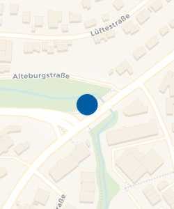 Vorschau: Karte von Bushaltestelle Alteburgstraße