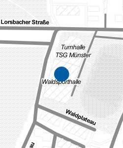 Vorschau: Karte von Waldsporthalle