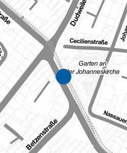 Vorschau: Karte von Stadtbahn-Haltestelle Saarbahn Haltestelle - Johanneskirche